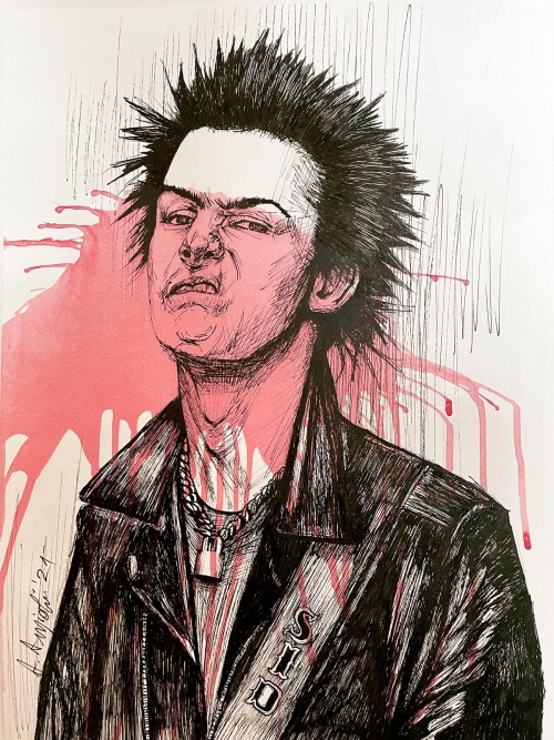 Sid Vicious portrait